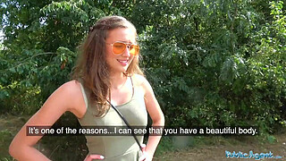 Public Agent Hot 1<censored> old fuck makes perfect boobs bounce