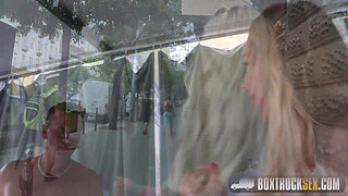 Hot Kyra Hot gets a Load on her Tits in Budapest