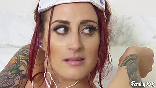 She Enjoys Her Stepsons Big Shaft While Her Husband is Away