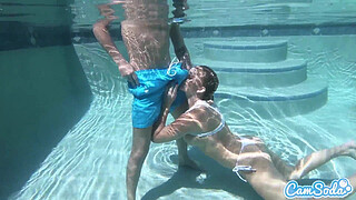 CamSoda - Alexis Monroe Underwater Sex Blowjob