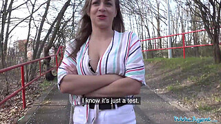 Public Agent Josephine Jackson exposes her big juggs and fucks