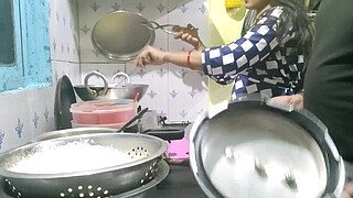 The maid who came from the village did not have any leaves, so the owner took advantage of that and fucked the maid (Hindi Clear Audio)