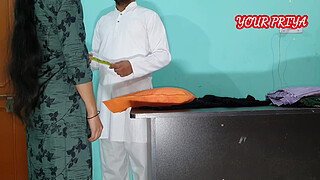 The tailor's sister-in-law will chud slowly, will it tear today? In clear Hindi voice. YOUR PRIYA