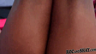 SEXY BLACK AMATEUR COUPLE FUCKING IN TENT !!