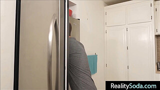 step Brother fucks stepsister instead of watermelon