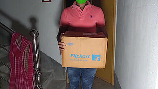 Get fucked from flipkart delivery boy instead of money when my husband not home