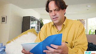 FILF - Stepdaughter With Daddy Issues Fucks Her Stepdad On Father's Day