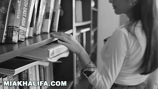 MIA KHALIFA - Fucking Tony Rubino In The Study (With Bonus Bloopers)