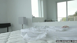 Fucking Teen Stepsister While She Brushes Her Teeth