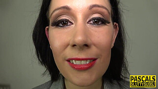 Real bdsm skank sucking and fucking