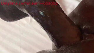 BIG BLACK PUSSY TAKING HUGE BLACK PENIS