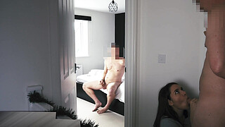 Naughty Stepdaughter Ep. 22 Pt.1 - Caught watching Stepdad masturbate