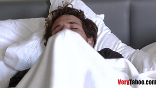 Stepmom soothes Stepsons erection after he popped a viagra by mistake