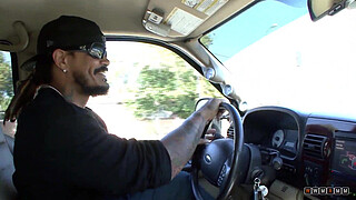 Guy With Huge Girthy Penis Stretches Her Tight Pussy Like She Is A Sex Doll