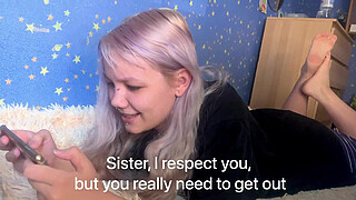 Stepsister Caught My Morning Erection