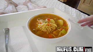 Mofos - Ebony Sex Tapes - (Cecilia Lion) - Sick Day Suck and Fuck