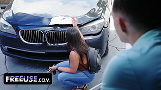 THICC Latina Step Mom Fucks Her Out Of A Dire Obligation (Freeuse)