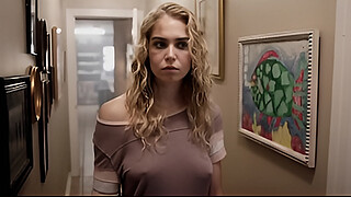 Penelope Mitchell with Nicolas Cage in "Between Worlds"