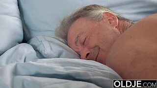 Sexy whore lets finger her fuck her and swallows his cum after sex