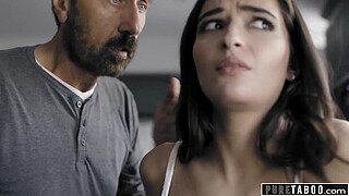 PURE TABOO Teen Emily Willis Gets Spanked & Creampied By Her Stepdad!