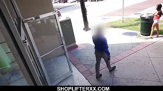 Tiny teen thief quickly catches on to nasty deal with guard - Lily Adams - shoplifting shoplifter-sex shoplyfter porn shoplyfters videos shop lyfter xxx