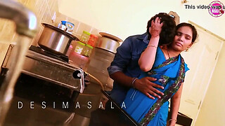 ANJALI (Telugu) as House Wife, Husband - Lovely Romance in KITCHEN