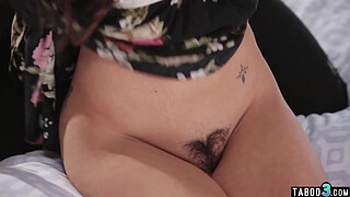 Masked fisting a busty latina teens pussy