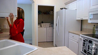 stepMother sucks Step-son's penis during the photoshoot