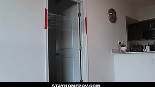 Pranking & fucking my fat arse step sister during quarrantine