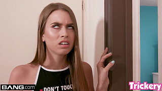 Trickery - Jill Kassidy tricks her step bro into fucking her