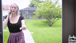 Step Daughter Watches step Mom and step Dad Fuck and gets Horny - Cory Chase