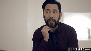 PURE TABOO step Daddy Whores Out Teen Daughter to Pay Off His Debts