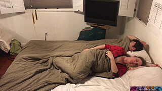 Stepmom shares bed with stepson - Erin Electra