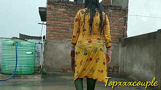 Have fun in the rain with your new neighbor in the month of Sawan