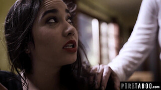 Teen Has Sex with Therapist Dr. Angela White & Stepdad