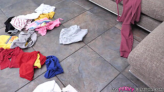 Bored Stepsis Allows Me to Fuck Her Feet and Pussy - Dixie Lynn - MyPervyFamily