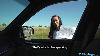 Public Agent He picks her up for sex after she agrees a sex for cash deal