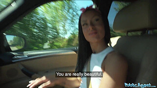 Public Agent He picks her up for sex after she agrees a sex for cash deal