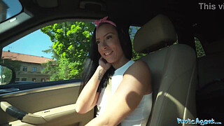 Public Agent He picks her up for sex after she agrees a sex for cash deal