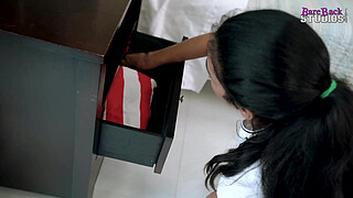 Busty Step While Stuck Under the Bed - Maya Farrell