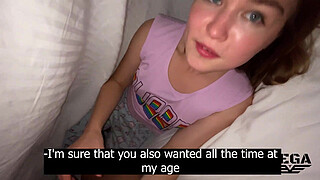 FUCKING WITH MY STEP SISTER NEXT TO PARENTS