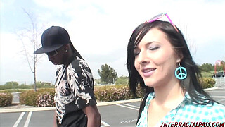 Babe 18 gets her first black cock