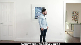 FamilyStrokes - Stepsister (Maya Farrell) Learns To Suck My Dick In Her Hijab