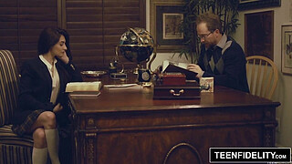 TEENFIDELITY - Michelle Taylor Creampied By Teacher