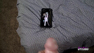 Thick Step Mom with Huge Tits Catches Me Jerking Off - Maggie Green