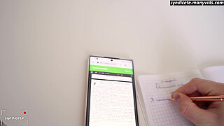 Student fucked a teacher on the table