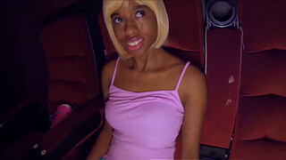 HD In A Movie Theater Playing With My Step Daughter Titties, Way Bigger Then Her Step Mom, Squeezing Msnovember Busty Big Ebony Natural Boobs & Hard Nipples, Taboo Step Family <censored> by Sheisnovember