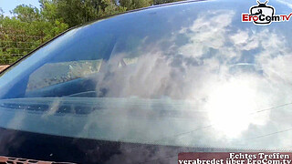 german 18 amateur young woman meet for public sex meeting pov