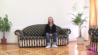 Nympho Teen Bridget K Rides Penis Until She Gets Cum All Over Her Face!