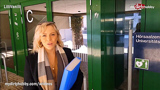 My Dirty Hobby - Curious student get's fucked in a car